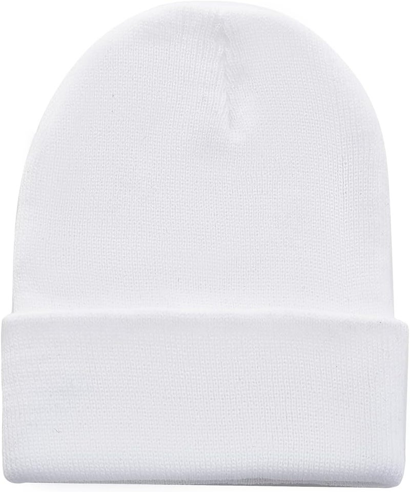 Dfqsofd Beanie for Men Women, Knitted Hats for Women Soft Warm Winter Hat Unisex Cuffed Beanie Skully Cap for Cold Weather - Image 1